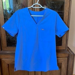 Ceil Blue Figs One Chest Pocket Scrubs NWOT